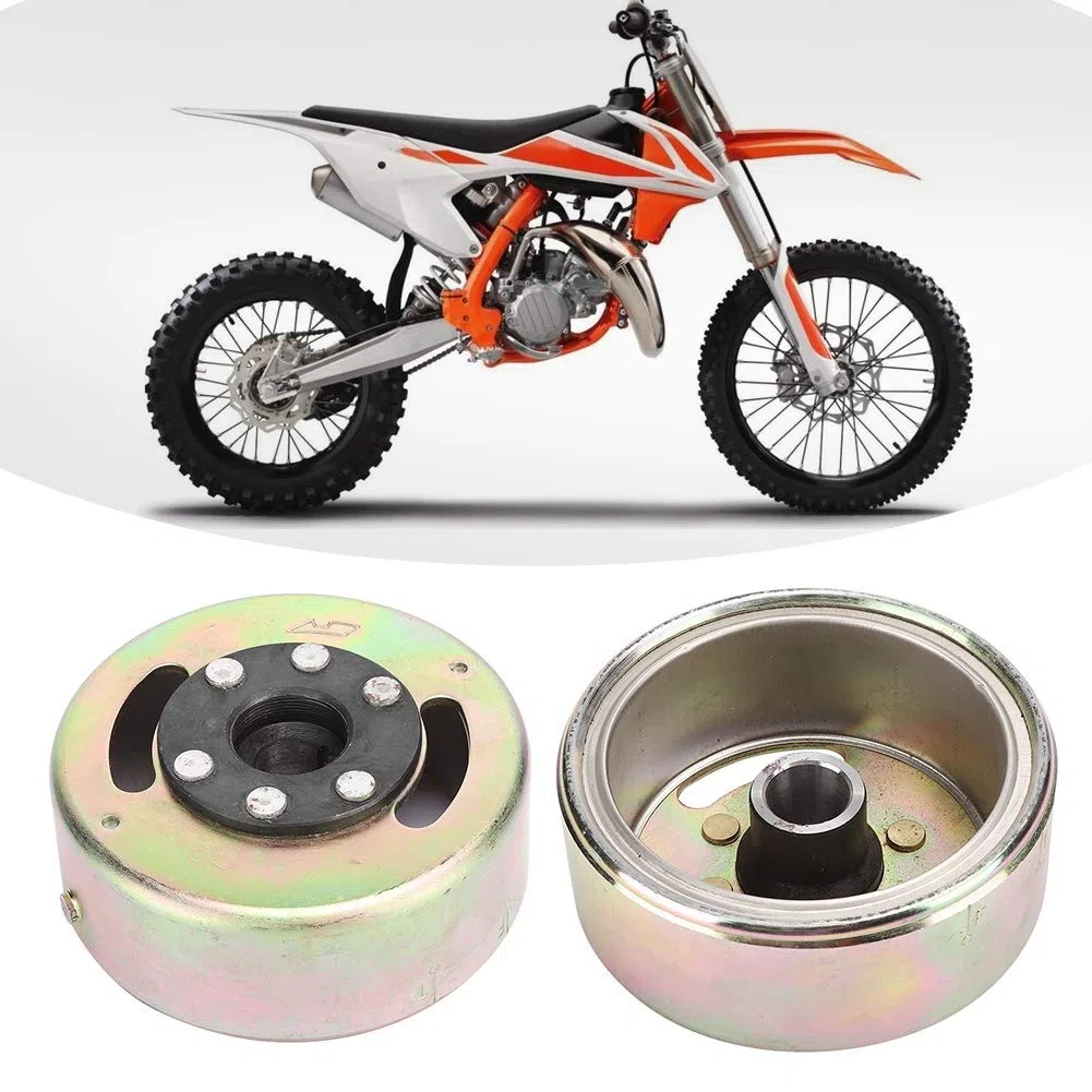 Buachois Volante De Estator Magnético, Conjunto De Volante, Accesorio Práctico para 125cc 140cc Pit Pro Quad Dirt Bike ATV Buggy.