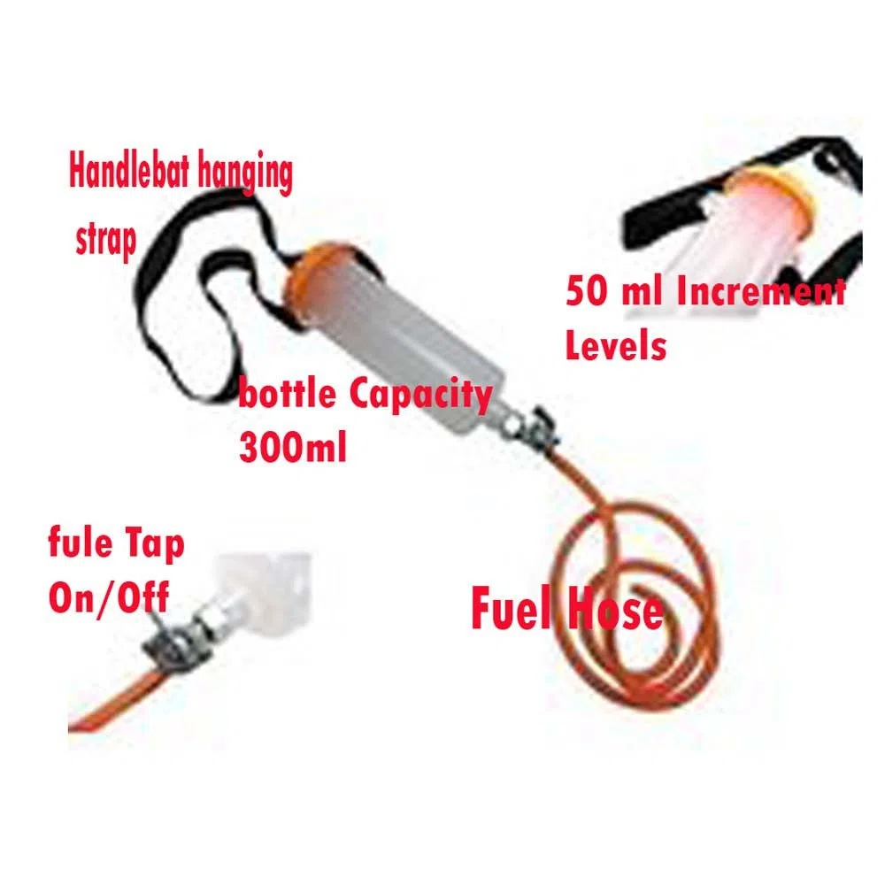 EBY1229 - Herramienta de taller de tanque de combustible auxiliar para equilibrar carburadores