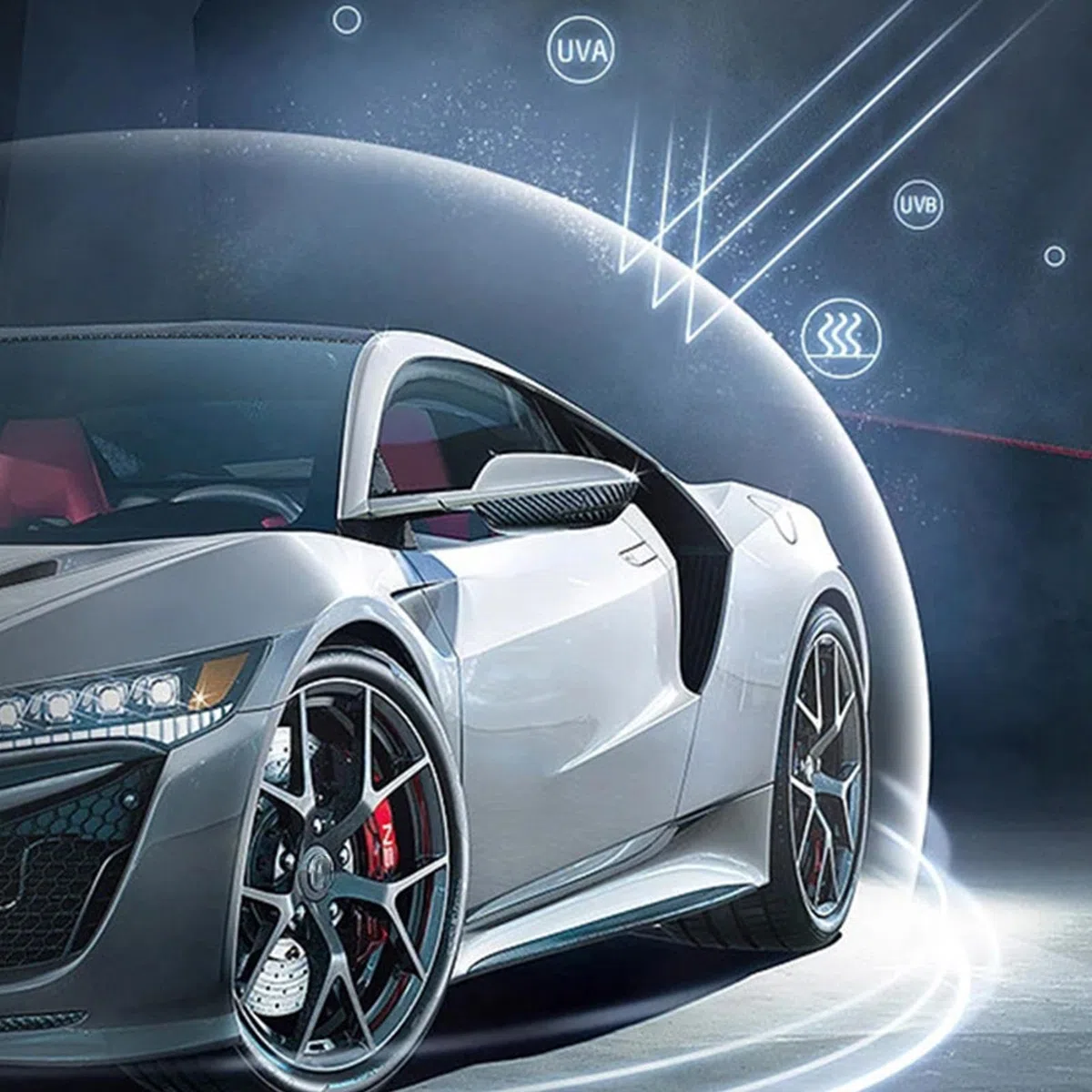 Fundas de coche para automóviles – Cubierta transparente para coches pequeños, cubierta de lluvia para coche, cubierta de garaje lavable, duradera, protección UV Shenrongtong