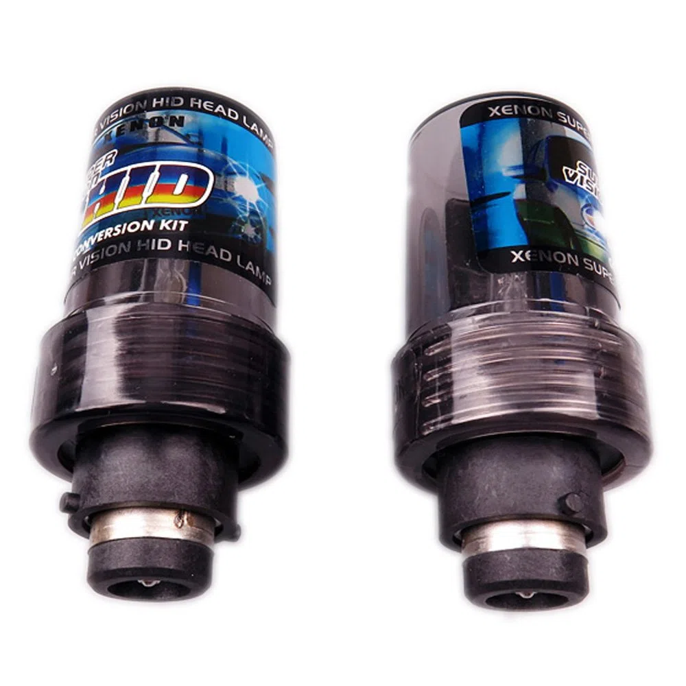 PolarLander 2 * 35W DC12V 6000K D4R lámpara de xenón Bombillas sustrato cerámico Descarga de Alta Intensidad HID Kit Luces