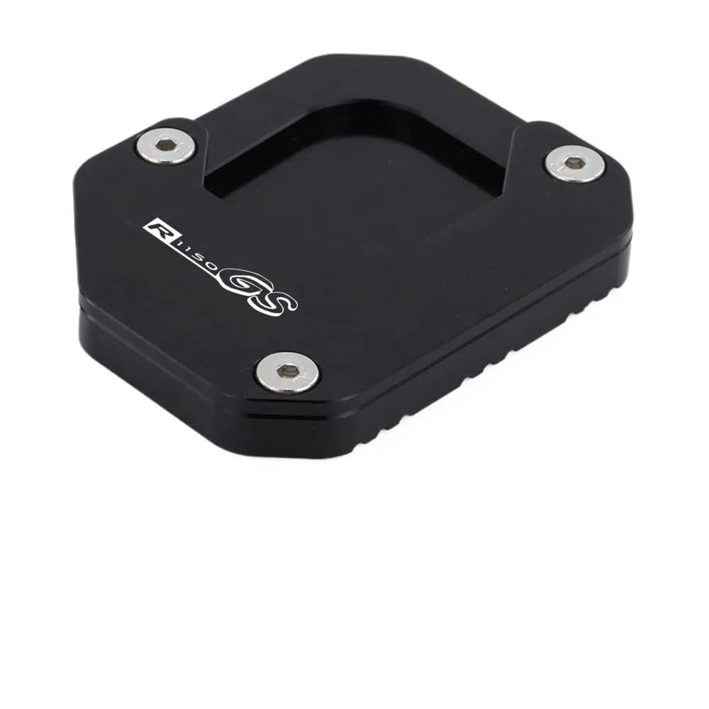 Almohadilla Pata Cabra para R1150GS 1999-2002 2003 2004 2005 2006 R1150 GS R 1150 Alargador Kickstand Soporte Placa Pad Motocicleta CNC Lateral