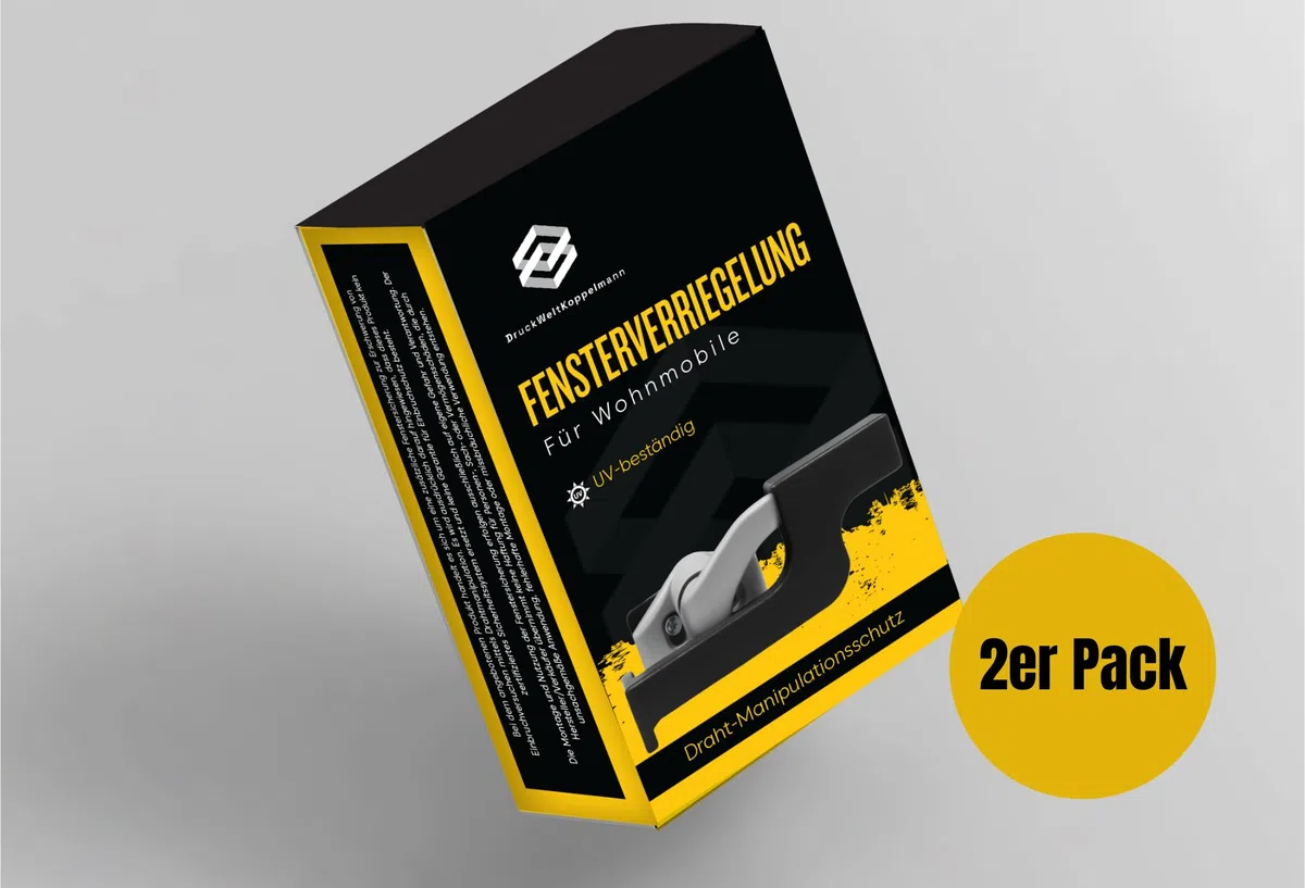 Generisch - Bloqueo de ventana para autocaravanas, plástico ASA, resistente a UV, protección contra manipulación por cable, Dometic, Polyplastic, gris (2X lado derecho, Polyplastic)