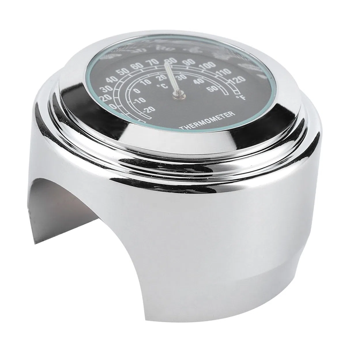 Ejoyous Termómetro del Manillar del Manillar de Motocicleta Medidor de Temperatura de Bicicleta de Bicicleta-Weightprote -20 ℃ -50 ℃ Dial Transparente Impermeable a Prueba de Agua con Aleación de