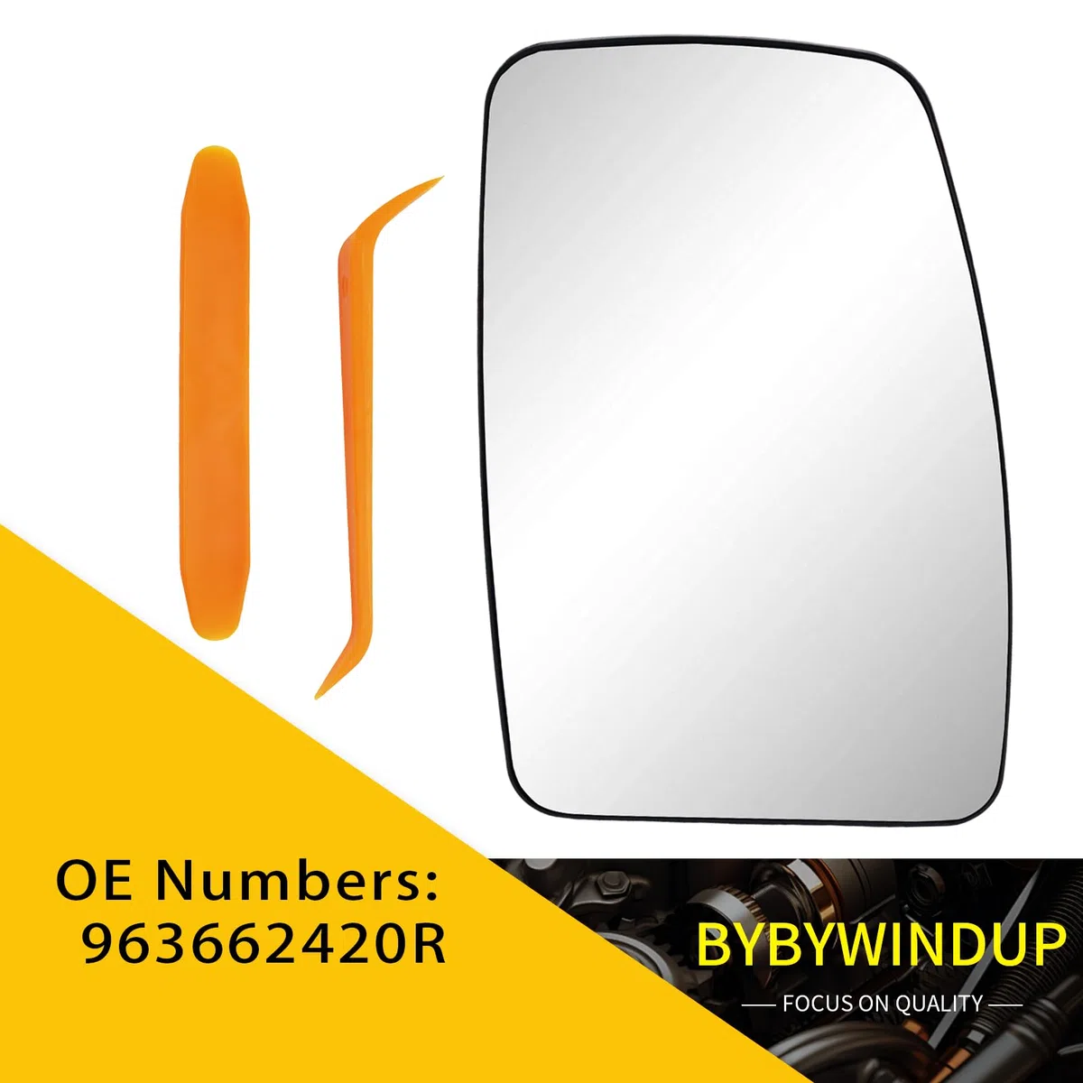 Espejo retrovisor exterior convexo climatizado lado derecho compatible con Renault Master 3 DCi Nissan NV400 Opel Movano B CDTi repuesto para 963655132R