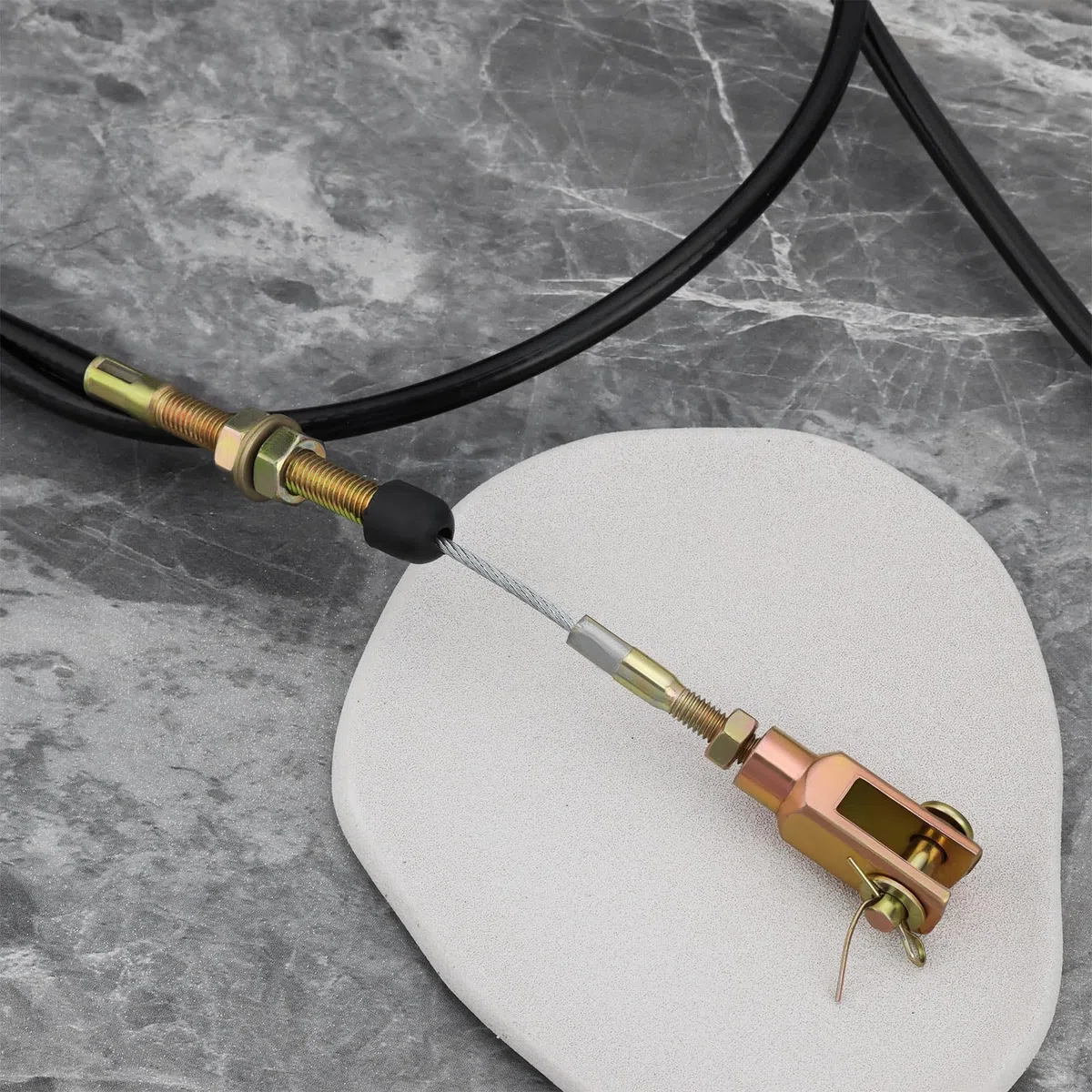 Cable de Acelerador Manual para Excavadora de 1,5 M Compatible con Komatsu Y Controlador de Cosechadora de Barcos Compatible con Doosan