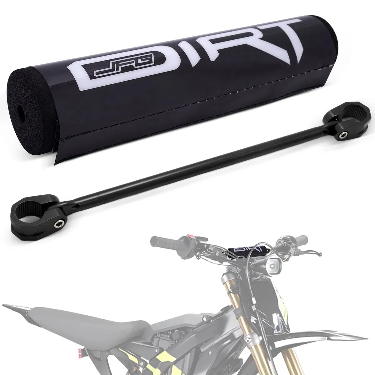 Juego de barras transversales y almohadillas para manillar de moto de cross Sur Ron Light Bee S/X para Talaria Sting Electric Dirt Bike, color negro
