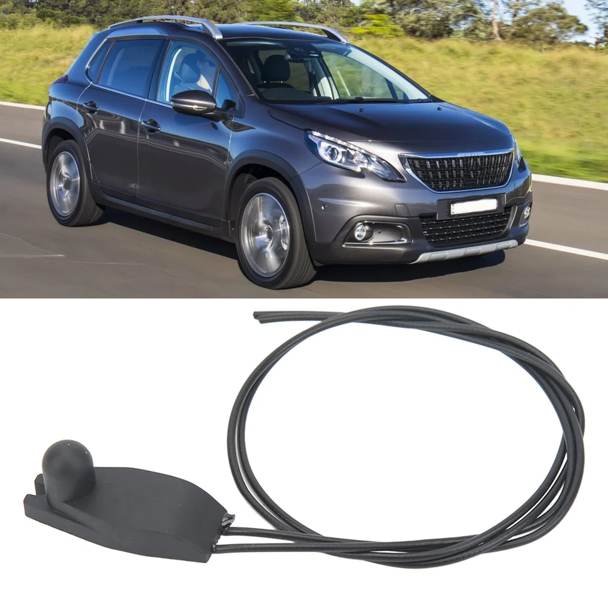 Sensor de Temperatura Exterior del Coche de Alto Rendimiento 6445.F9 Reemplazo para Peugeot 206 207 208 Sensor de Temperatura del Aire Exterior 7701033509 277228552R 6445F9