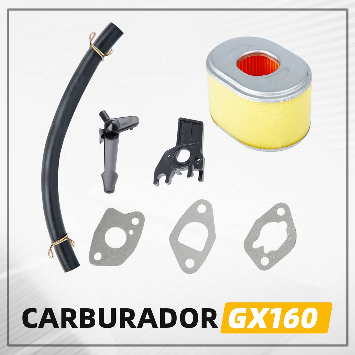 CarBole Carburador GX160 con Filtro de Aire Para Motores Honda GX140 GX168 GX200 GX160 5.5 HP GX200 6.5 HP Reemplazar 16100-ZH8-W61