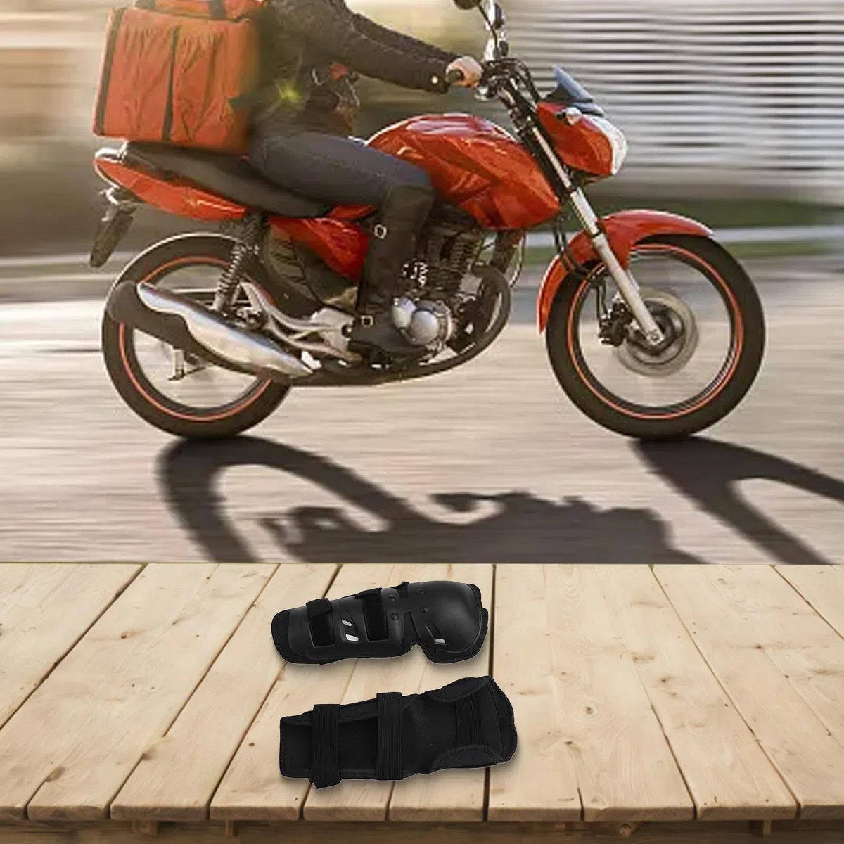 Rodilleras y Coderas de protección anticolisión para Motocicleta con Espuma EVA anticolisión Tejido Transpirable y Resistente al Desgaste Equipo de protección Elemento Esencial para Motociclismo