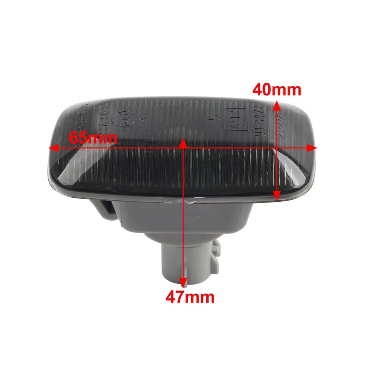 Luz Indicadora Intermitente Espejo Para Toyota Para Land Para Cruiser Serie 70 80 90 100 Luz Posición Lateral Para Guardabarros 1 Unidad 81731-20192(Black Lens)