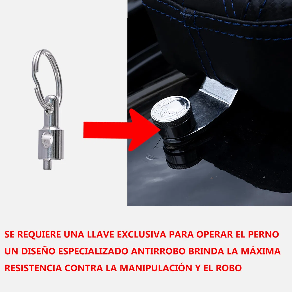 Fenrir Kit de Tornillo de Seguridad Antirrobo Asiento Moto Acero Inoxidable 304 Plata Grabado Metálico Calavera y Herradura Compatible con Harley Davidson 1997-Actualidad Sportster Softail Touring