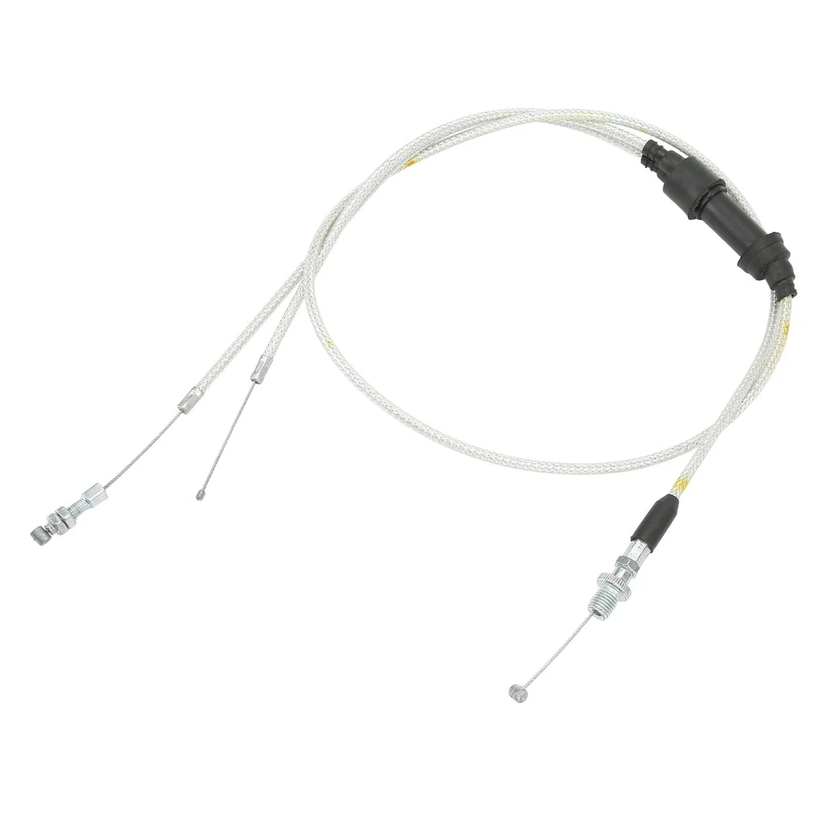 Qiilu Cable de Acelerador Doble de Motocicleta para CG150CC 200CC 250CC Motor ABS Metal Reemplazo de Cable de Acelerador de Motocicleta