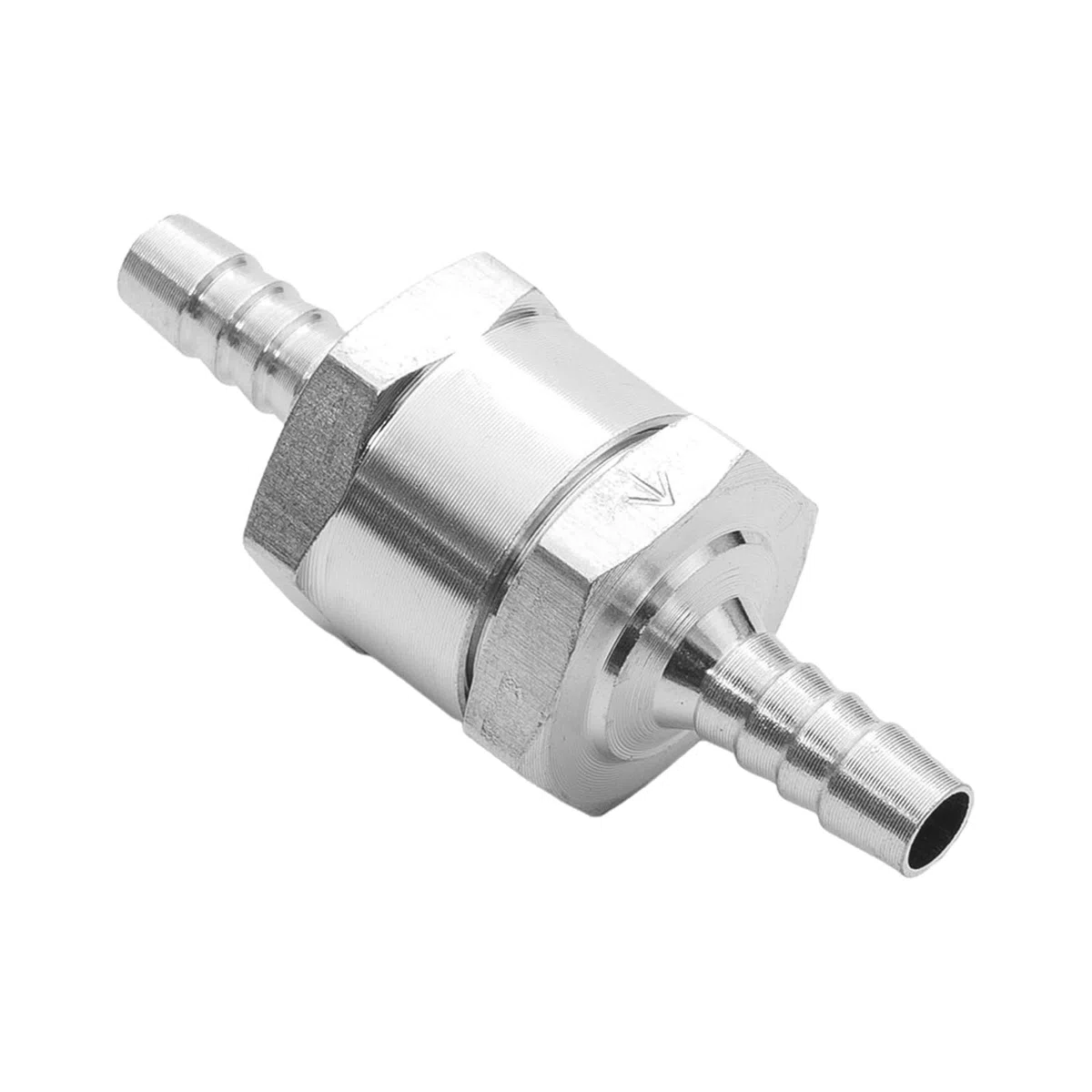 Válvula de Retención de Combustible, Válvula de Retención de Combustible de Aluminio Aleación, Válvula Antirretorno de Retorno de Combustible de Una Vía, para Automóvil, Barco, Helicóptero, 8 mm, 1Pc