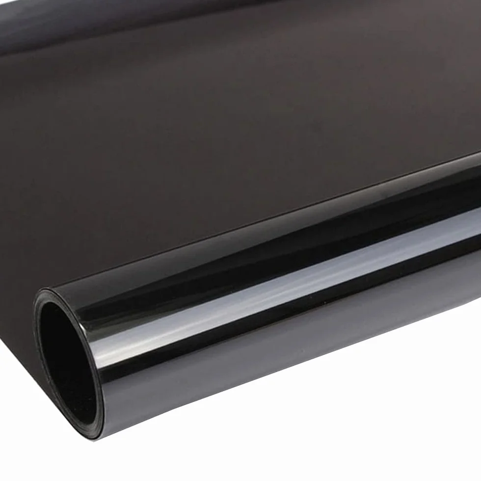 ETOPARS 50cmx3m 15% VLT Película de Tinte de Ventana de Coche Protector Solar para Ventana Coche Lámina Autoadhesiva Vinilos para Ventanas Negro