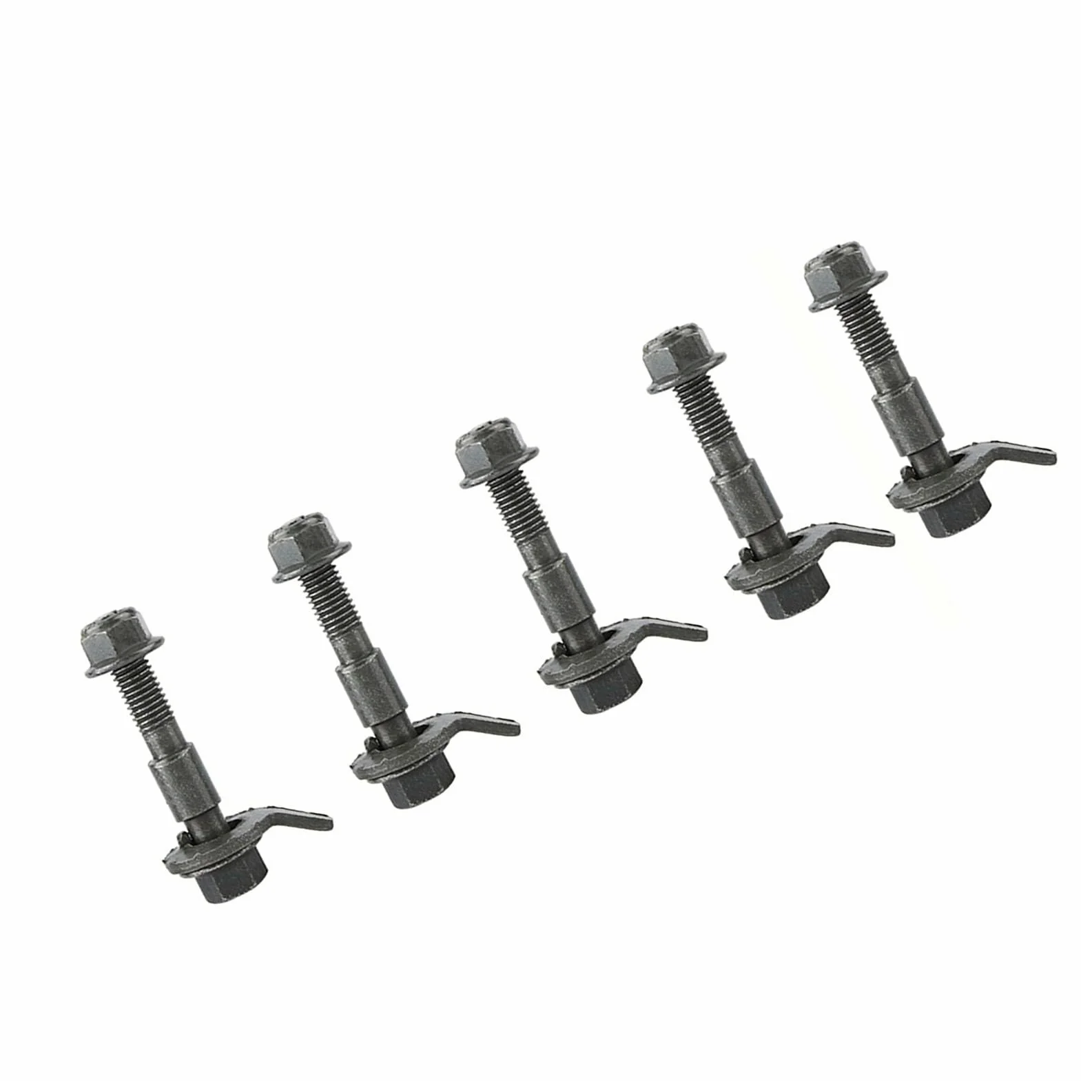 Fydun Cam Bolt Camber Kit, 5 Piezas de 12mm, Ajustable, Mejora la Estabilidad, Elimina el Desgaste de Neumáticos, Color Verde Militar, Compatible con la Mayoría de Vehículos