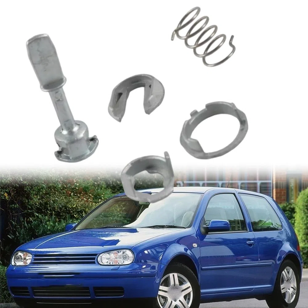 Kit de reparación de cerradura de puerta de coche, kit de reparación de cilindro compatible con Volkswagen Golf Polo compatible con BMW E46 Serie 3 2002-2006 604837167