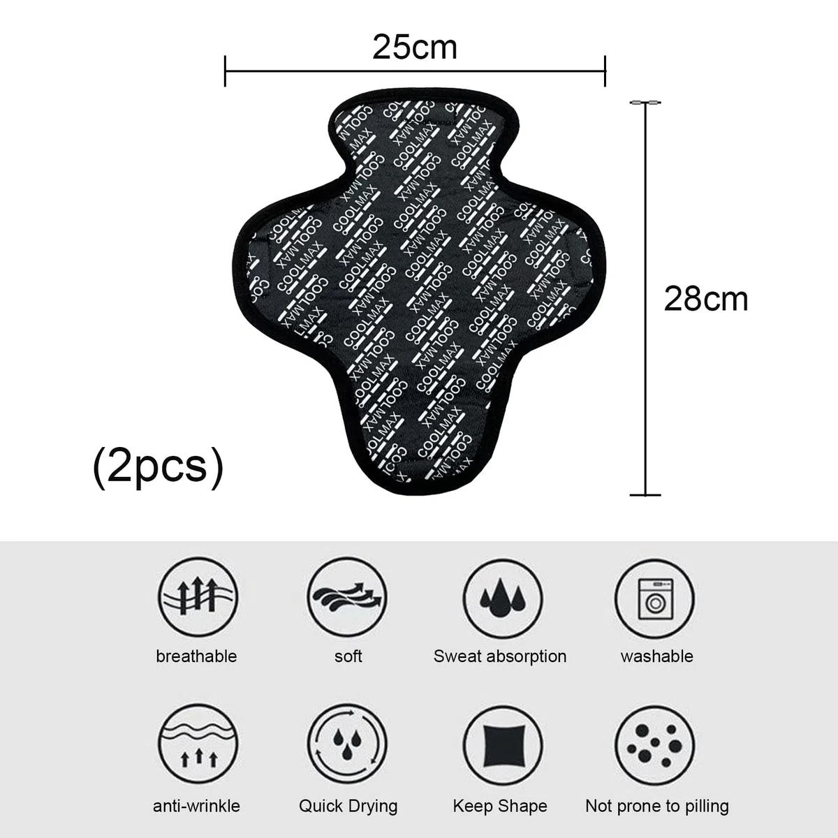 2pcs Forro para Casco de Moto,Cojín para Casco De Motocicleta Interior Universal Forro DeCasco Absorbe el Sudor, Reutilizable y Lavable, Acolchado Interior para Casco