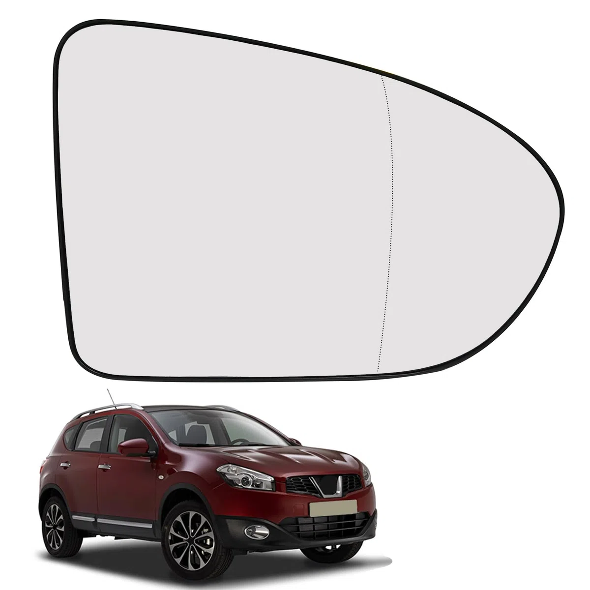Espejo retrovisor derecho calefeito para Nissan Qashqai J10 2007-2013