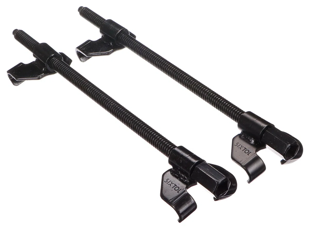 SPRING SET 2 270 mm | 2 Unidades de Tensor de Resorte para Coche | Herramienta de Montaje | Tuning | Bajar los muelles y amortiguadores | Muelle de suspensión | Tensor de Muelle de tensión para Coche