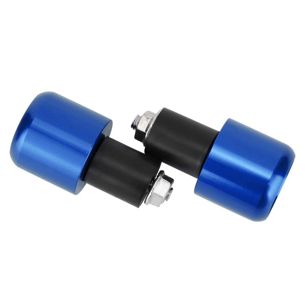 aqxreight Extremo de la barra de la manija, 2 uds., Accesorio de modificación de la motocicleta, tapón del extremo de la barra de la manija para manillar de 22 mm de diámetro(azul)
