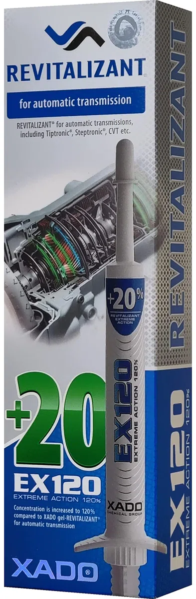 XADO EX120 aditivo para transmisiones automáticas, protege y regenera - 8 ml