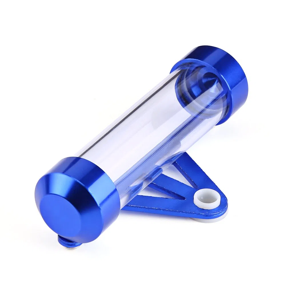 Tubo de Disco Fiscal Universal, Resistente al Agua y Marco Cilíndrico, Tubo Fiscal para Motocicleta, 14x14x4 cm, para Conducción Diaria y Viajes Largos