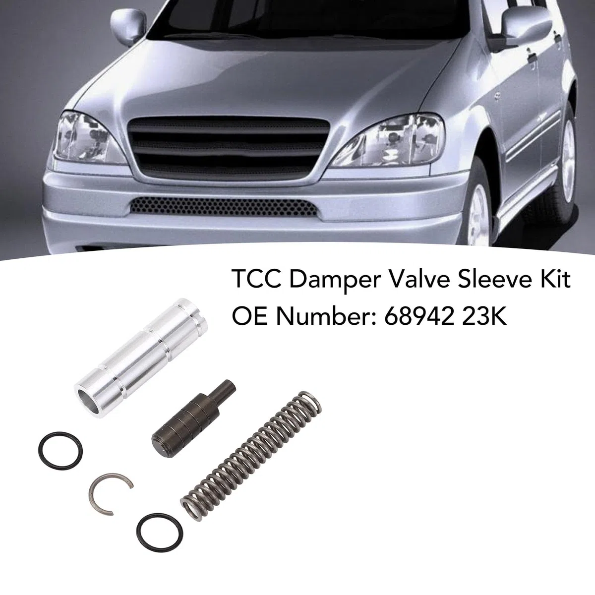 Válvula amortiguadora TCC,Kit de funda de válvula amortiguadora TCC de transmisión automática 68942 23K Reemplazo,Herramienta profesional de reparación automotriz para transmisión