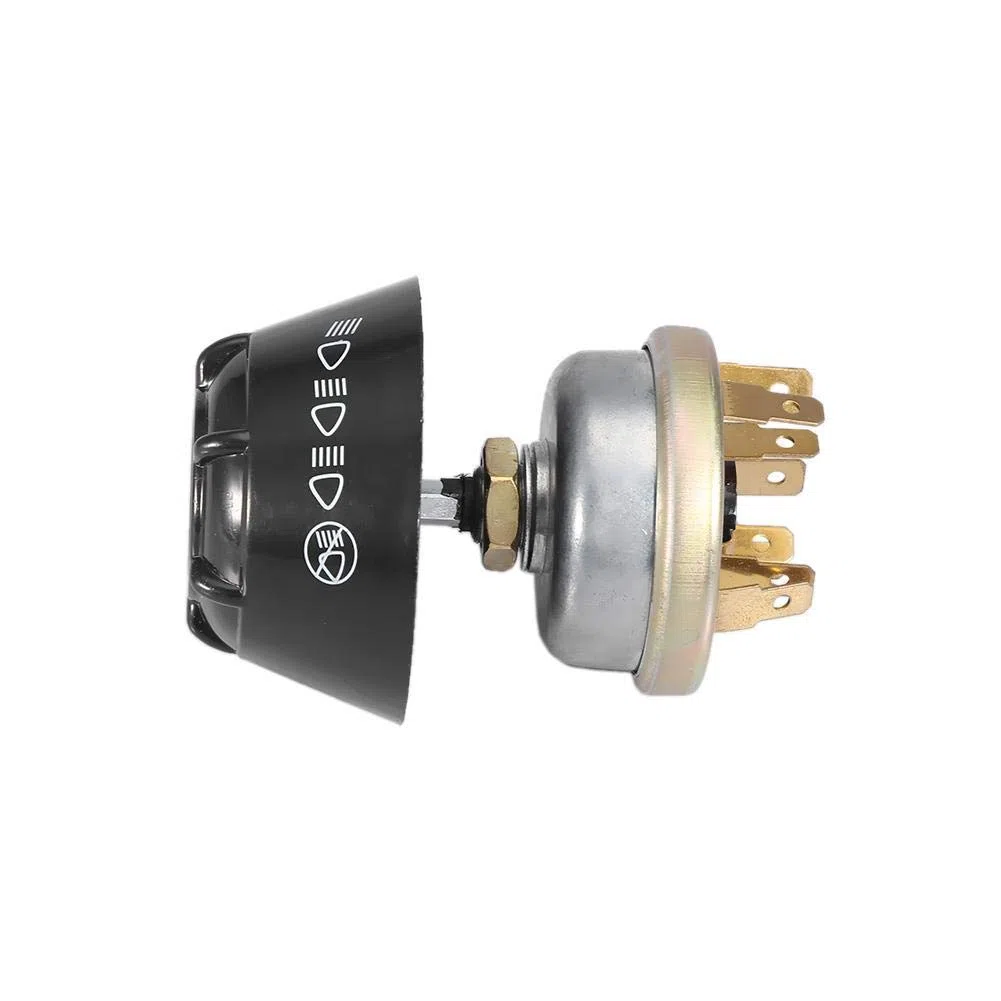 KIMISS Interruptor de botón de bocina de Luces Tractor-Duokon Horn Switch, 12V Nuevo a Prueba de Herrumbre y Metal Resistente al Agua Luz/Horn Switch Horn Button Push Switch
