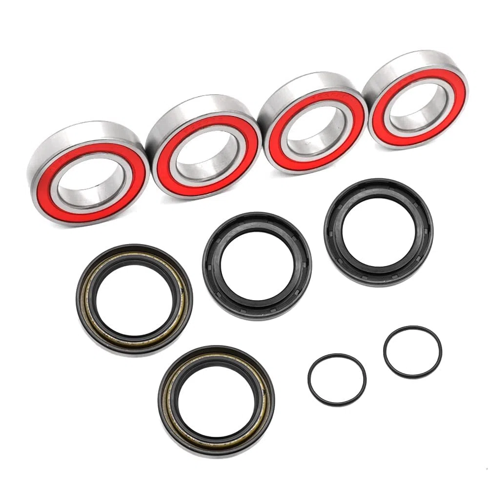 Rodamientos y sellos de rueda delantera apto para Yama-ha Big Bear 350 400 Grizzly 350 400 450 Kodiak 400 450 Wolverine 350 450 Rhino 450 660 700