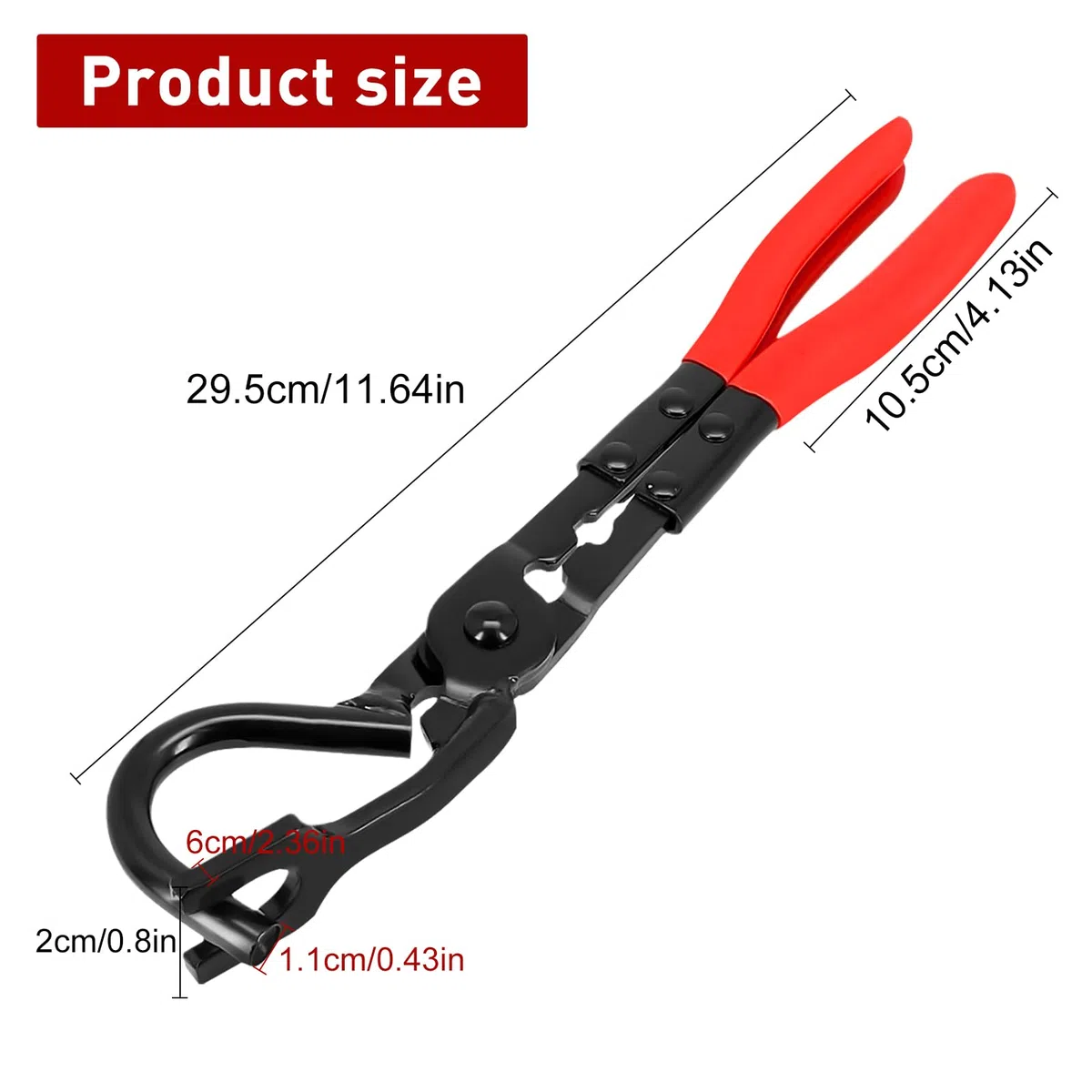 alicat de goma de escape, extractores para escape, herramienta para quitar el gancho del silenciador, alicates de expresión para gomas, extractor de mangueras, accesorios