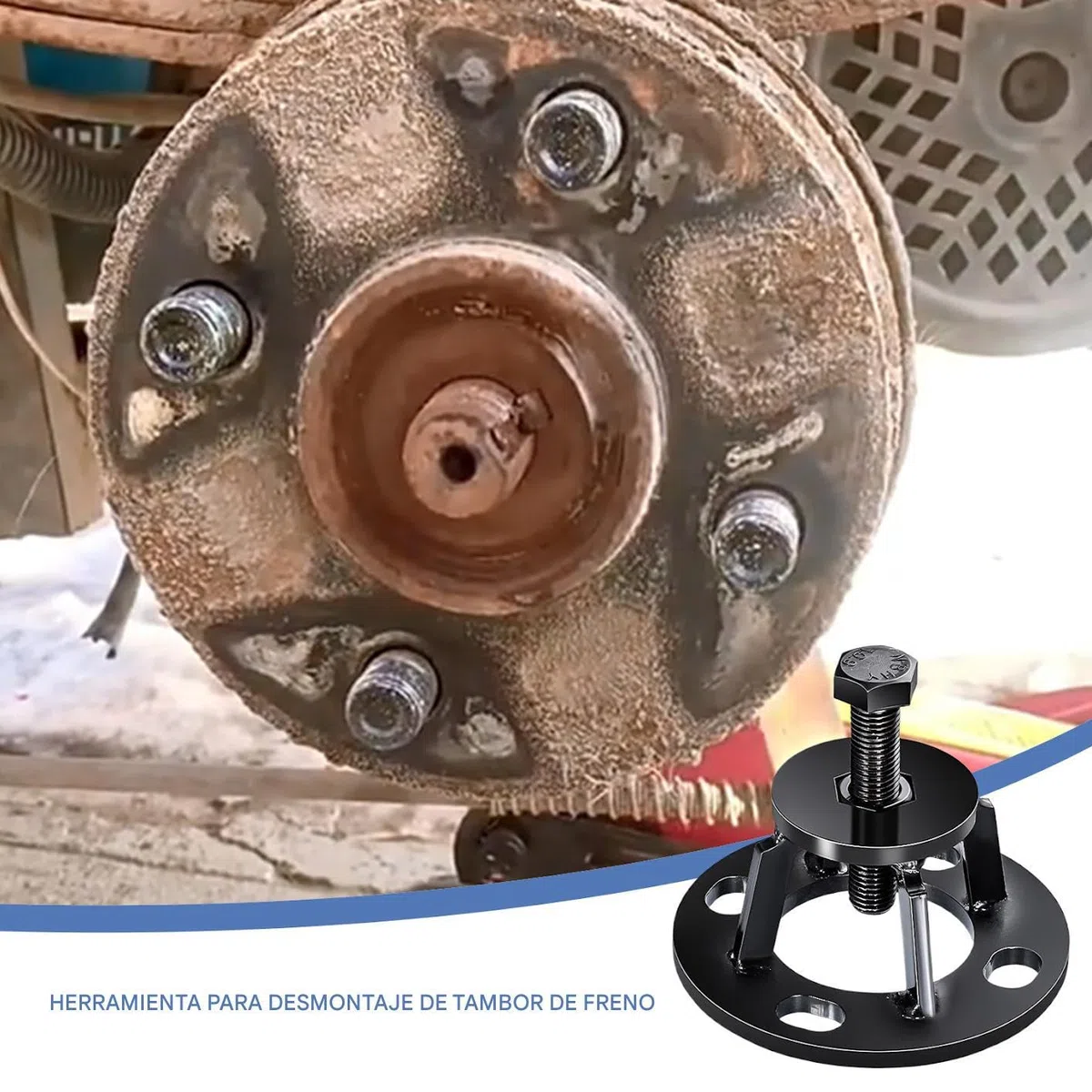 Extractor De Buje - Extractor de Cubo de Rueda | Instalador Conductor para el Mantenimiento la Instalación y la Limpieza de Motocicletas y Camiones
