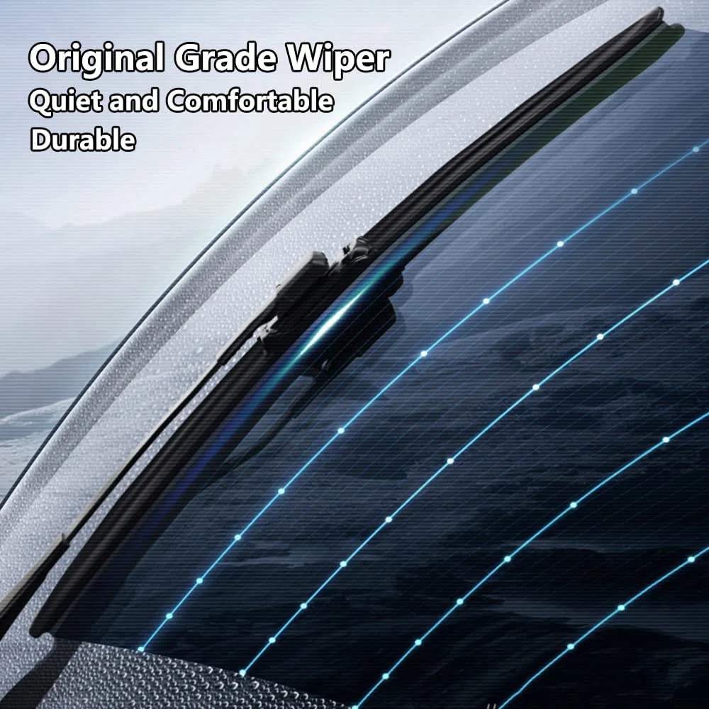 Juego de Escobillas Limpiaparabrisas Delanteras,para Volvo V40 2013-2019 26"/19",Visibilidad Todo Tiempo,Fácil Instalación
