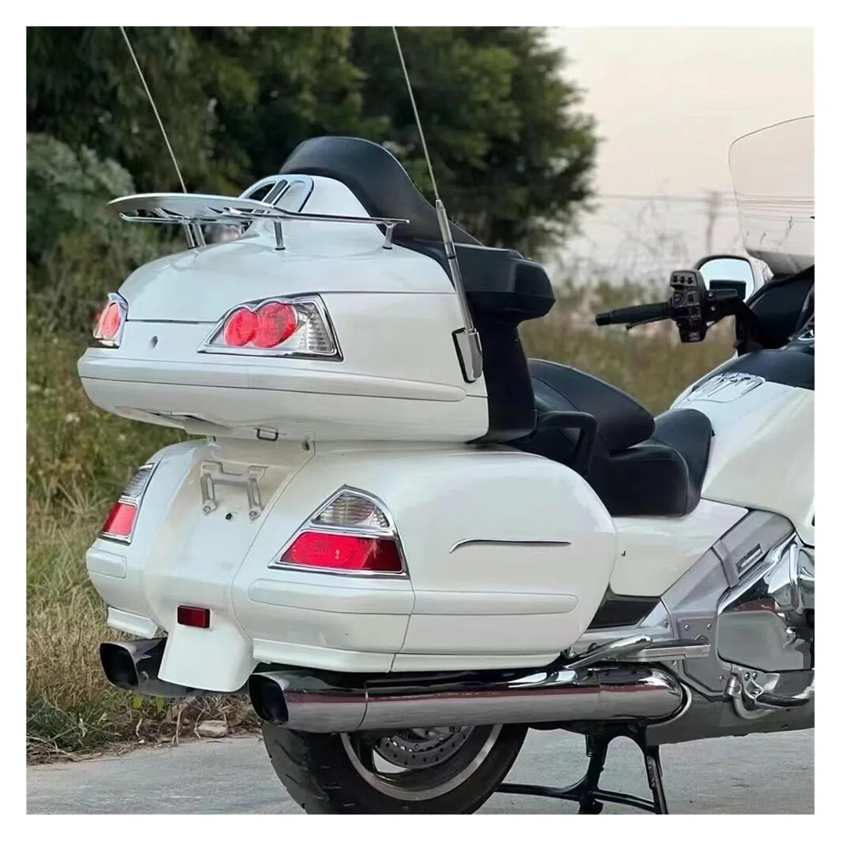 Parada luz Trasera Luz Trasera de Freno para Motocicleta, luz de Intermitentes, Cubierta de Lente indicadora para Ho&nda Go-ldwing GL1800 Go-LD Wing GL 1800 2001-2017