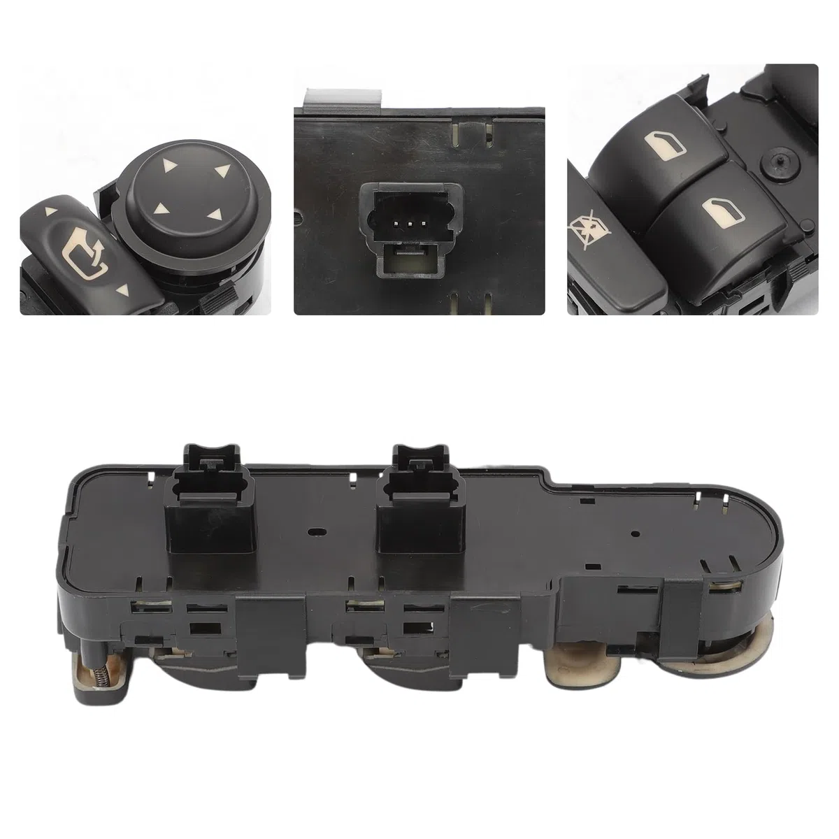 Botonera Interruptor Elevalunas para Citroen C5,Konuooer Interruptor de mando Elevalunas Puerta Delantera Izquierda para Citr0-en C8 807 96332289ZF 6554.HQ