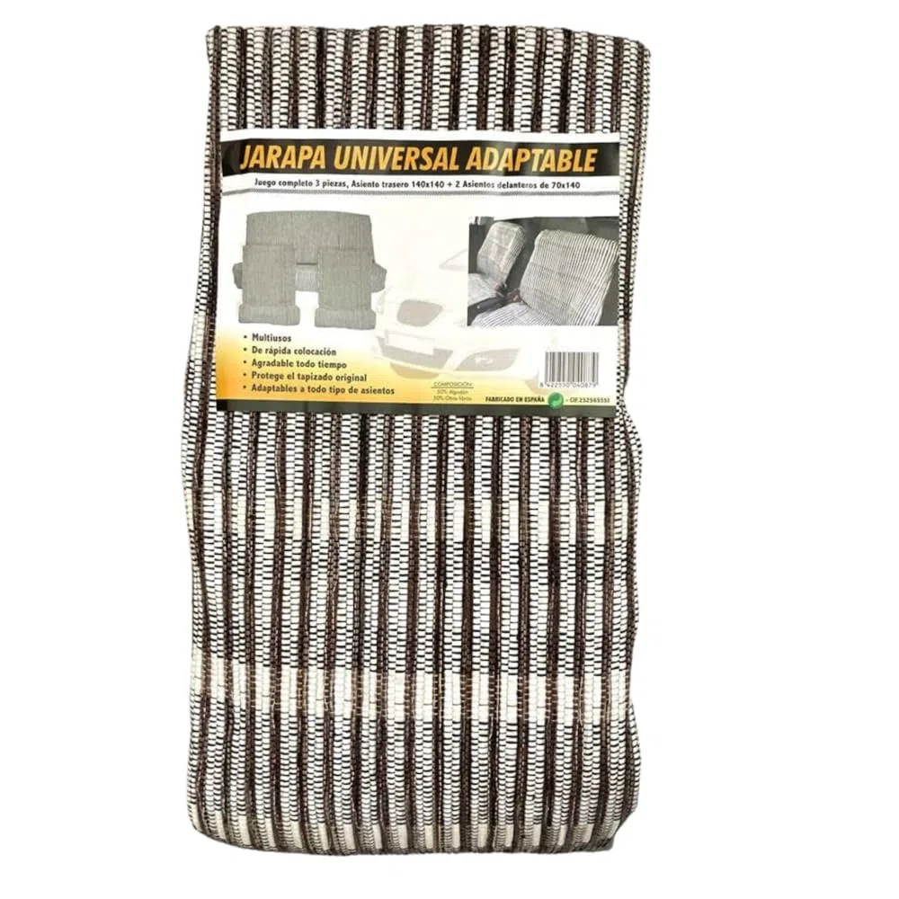 Fundas para Asientos JARAPAS universales Protectores de Asiento 3 Piezas