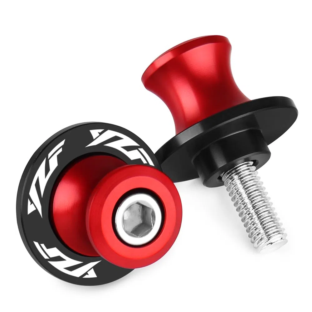 Diábolos Moto - M6 Brazos Oscilantes Tornillos del Soporte Motocicleta Aluminio Compatible YZF R1 R3 R6 R6S R25 R125 600R YZFR7 YZFR6