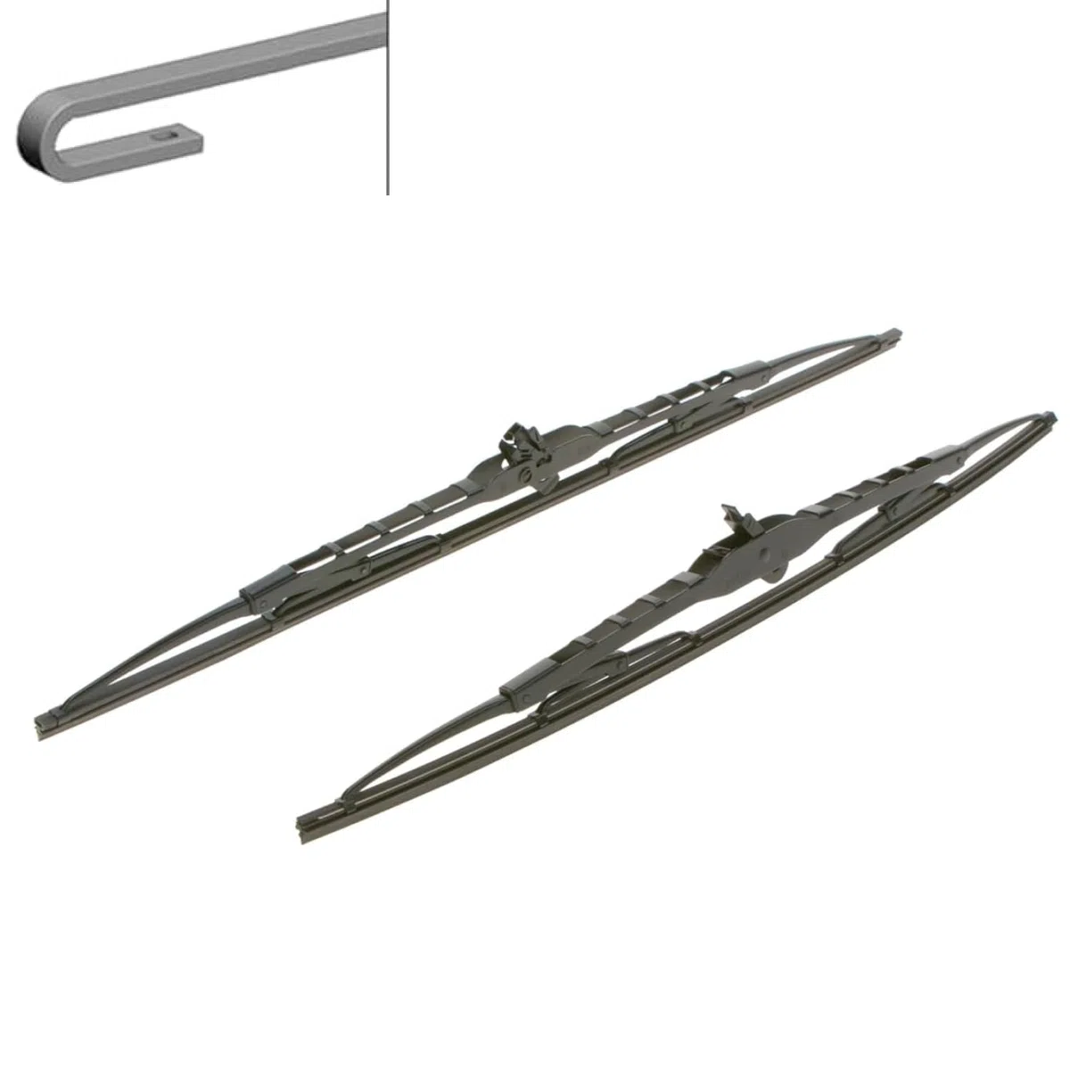 Bosch Twin Spoiler SP 21/19 AS Limpiaparabrisas Frontal - Set de Escobillas de Recambio una mayor seguridad en la conducción, con Adaptador Quick-Clip Premontado, 53 cm / 47,5 cm