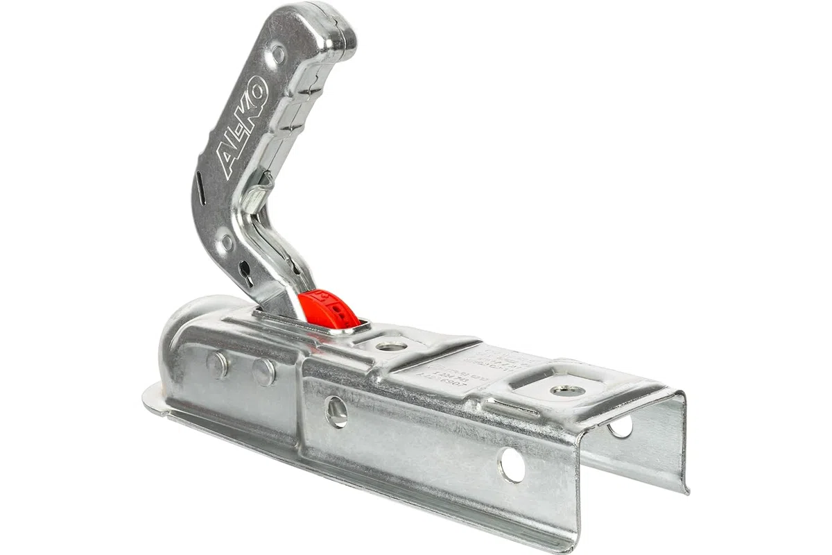 AL-KO Enganche de Bola AK7 para Remolque 750 kg, Cabezal de Enganche para Barra de Tiro Cuadrada 60 mm, Carga Vertical 75 kg, Acoplamiento galvanizado para Remolque Ligero