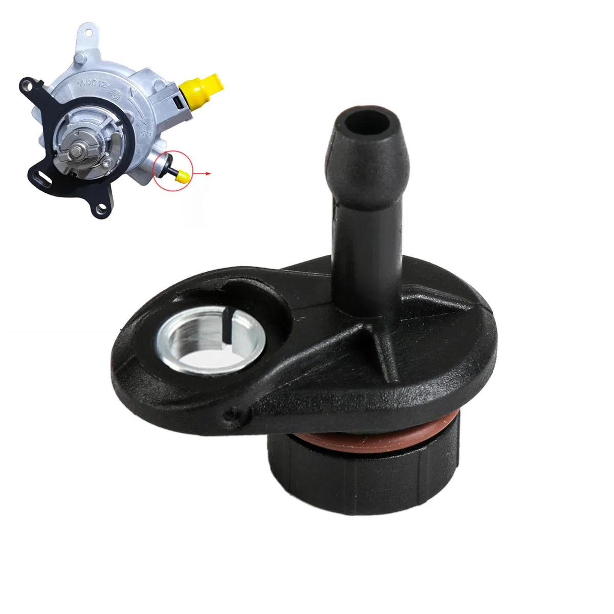 Válvula de bomba de vacío de repuesto CM5G2A451GA 1867424 para Ford Transit/Courier/B-Max CB2/Focus, kit de reparación de válvula de bomba de vacío de freno compatible con múltiples modelos Ford