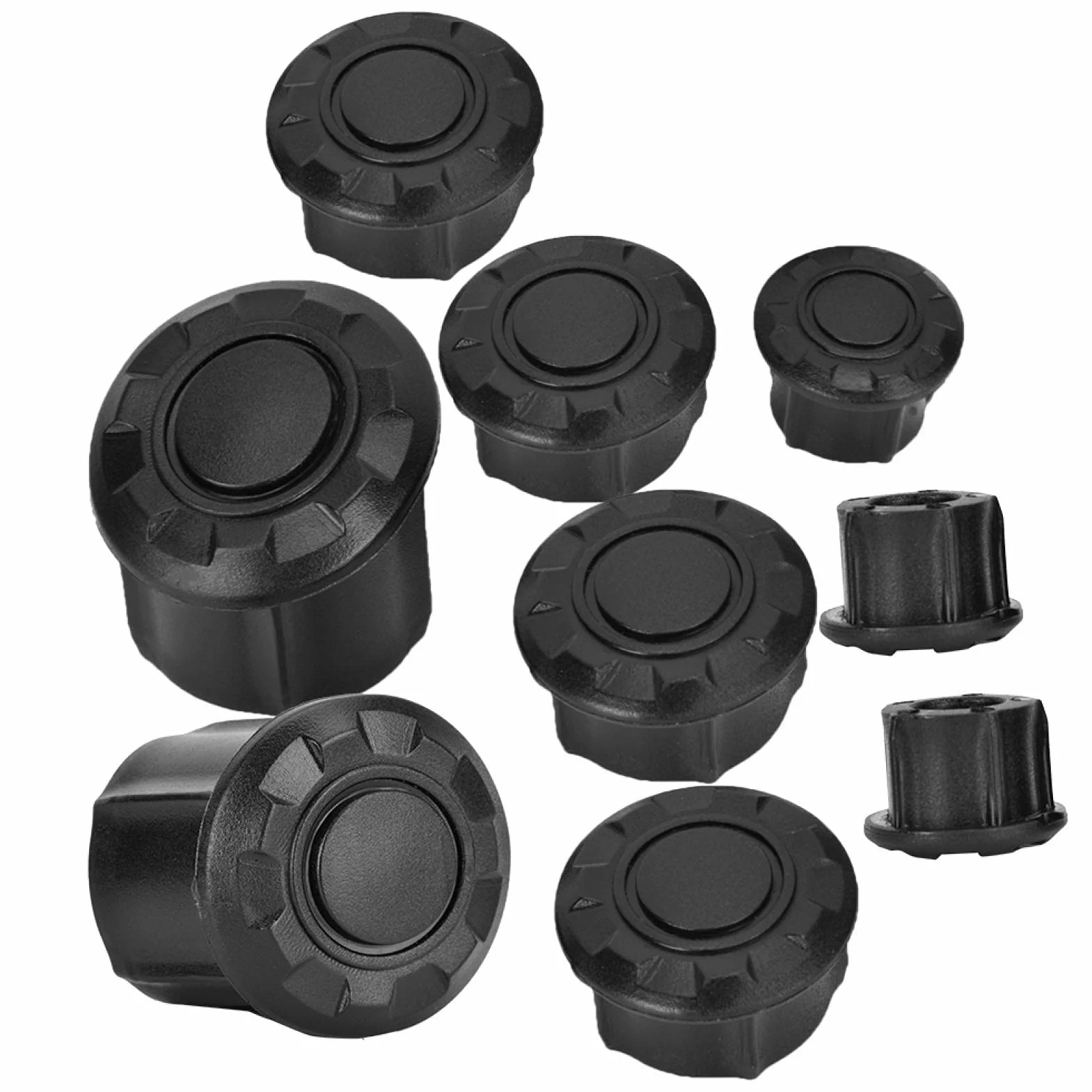 Qiilu Tapón del agujero del marco Kit, Marco de la Motocicleta Tapa del Orificio para R1200GS LC Aventura 14-18