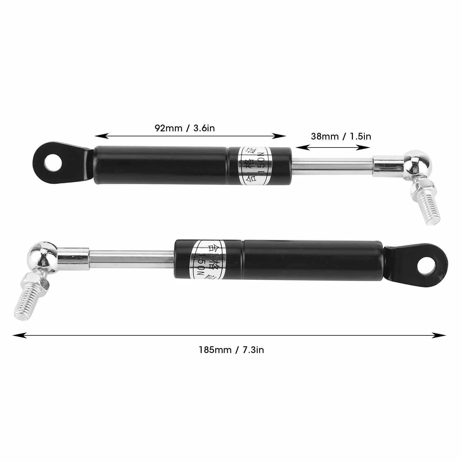 Tbest, Otros 2 uds., Amortiguadores de Elevación de Motocicleta, Resorte de Gas para Sillín, Apto para T-MAX 500/T-MAX 530