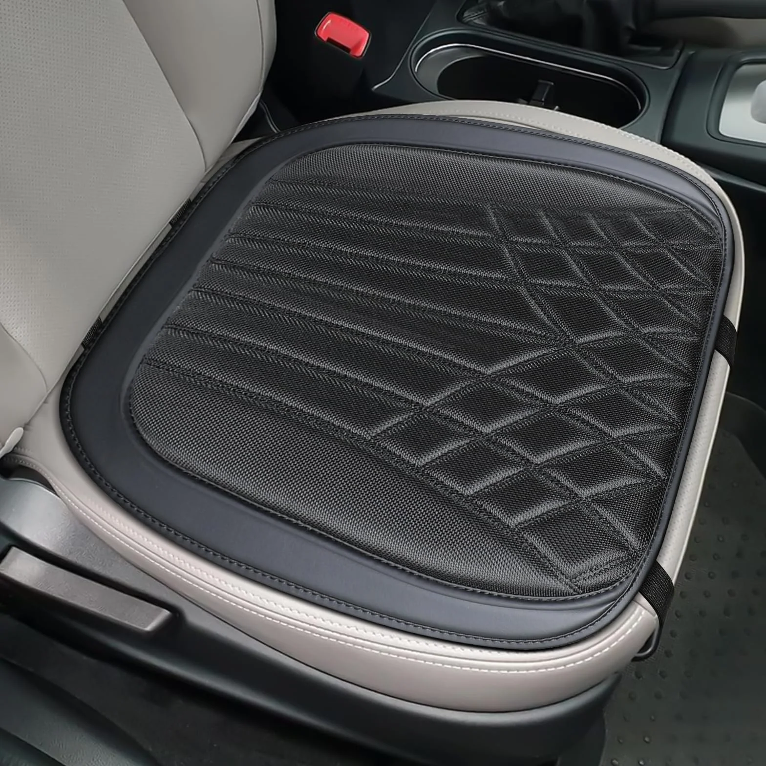 ZATOOTO Cojin Asiento Delanteros Coche, Fundas Asientos Coche, Protector Asiento Coche, Cojin Coche Conductor, Tanspirable, Antideslizante, Universale