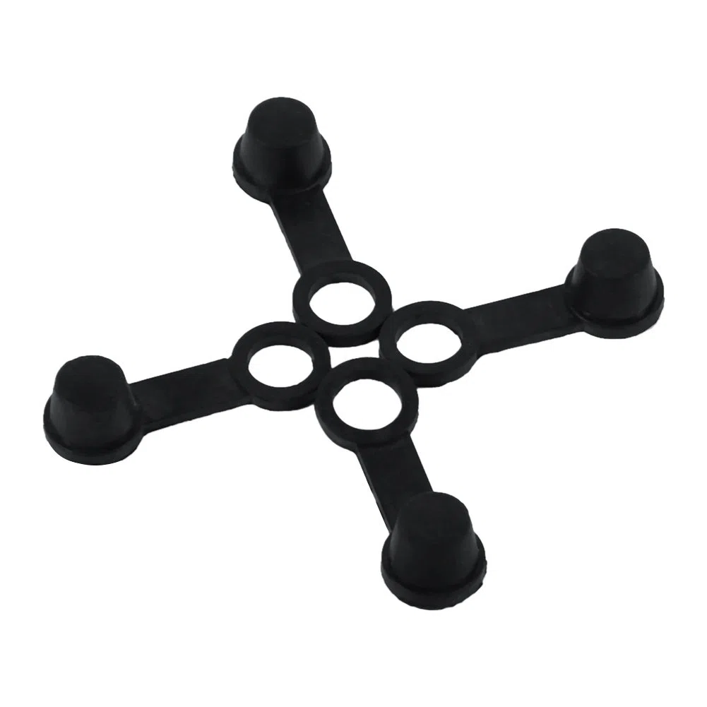 Tapas de Ajuste de Grasa, 4 Tapas Antipolvo de Goma Negra para Purga de Frenos, Tapas de Tornillo de Purga de Frenos, Tapa de Goma de CA, Cubierta de Motocicleta de 8 Mm, Llave