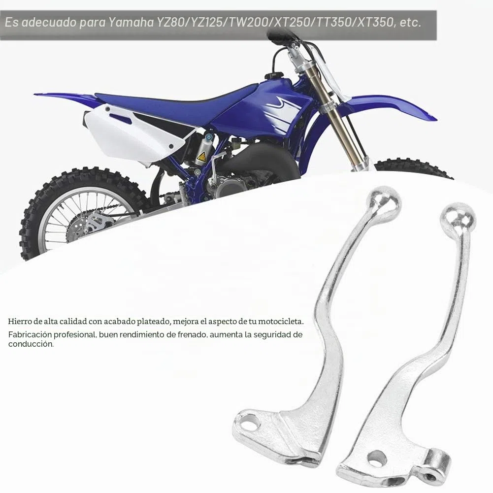 Par de Palancas de Freno y Embrague Universales para Motocicleta y Bicicleta de Montaña
