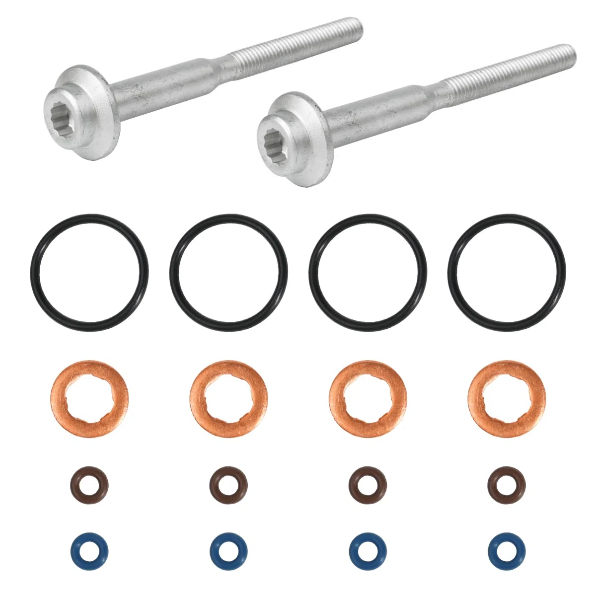 Juntas de inyector 1.6TDI y tornillos inyector para A1 8X A3 8P Golf Polo Touran Fabia Roomster Octavia Polo Vento Caddy Jetta 03L130277B A2C59513554 883.670 WHT003187 sello inyector