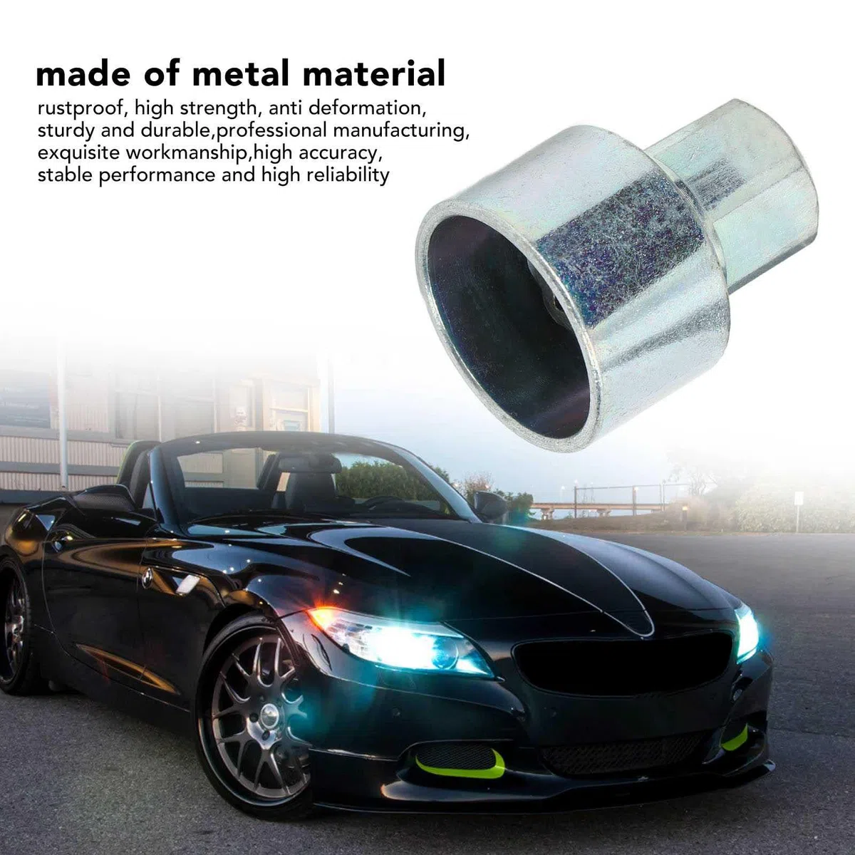 Llave Antirrobo para Tuercas Compatible con Series 3 5 6 7 X1 X2 X3 X4 X5 X6 Z4 Herramienta de Extracción de Tornillos de Seguridad para Ruedas Fabricada en Metal Resistente y Duradero