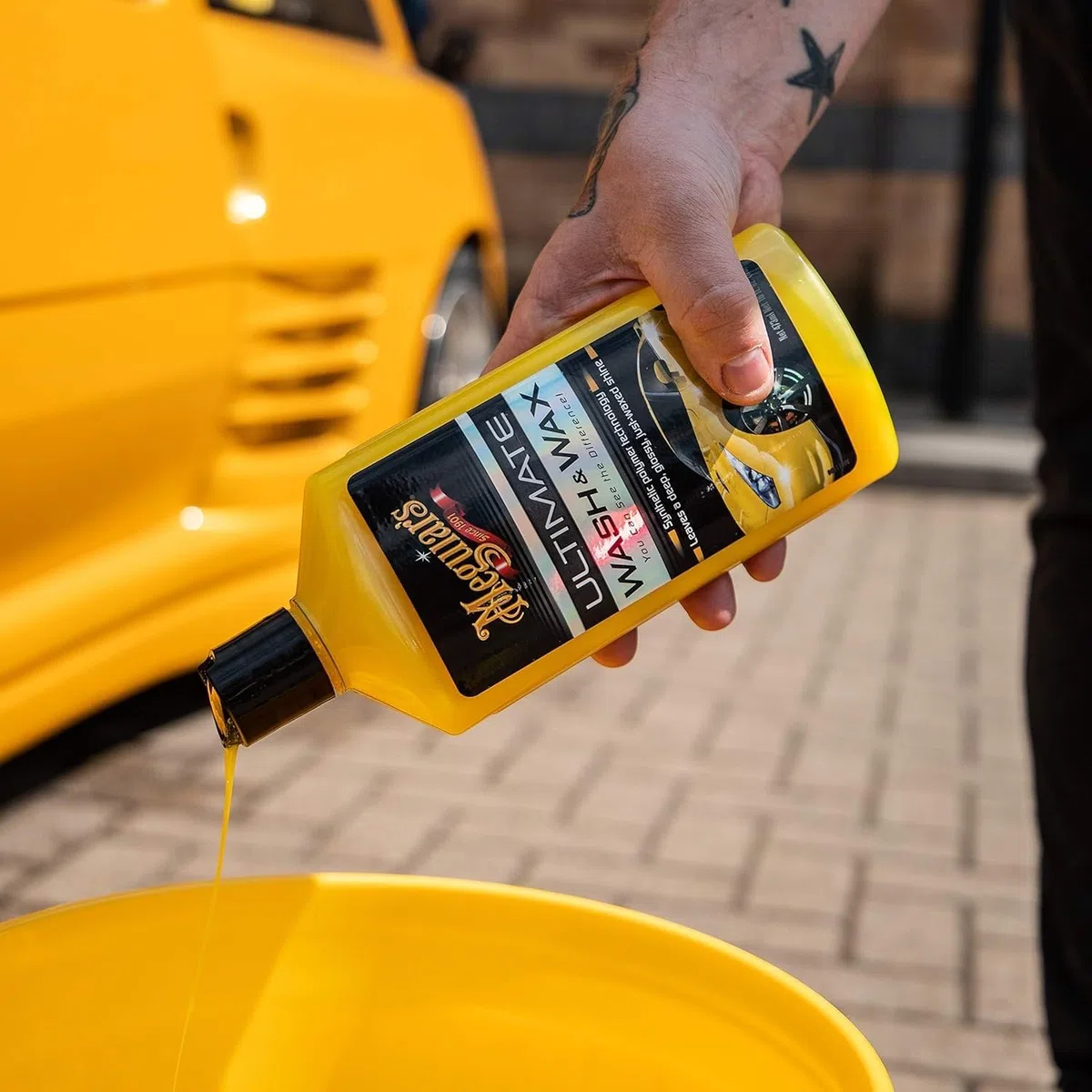 Meguiar´s G17716EU, Ultimate Wash and Wax, Champú con cera, 473 ml