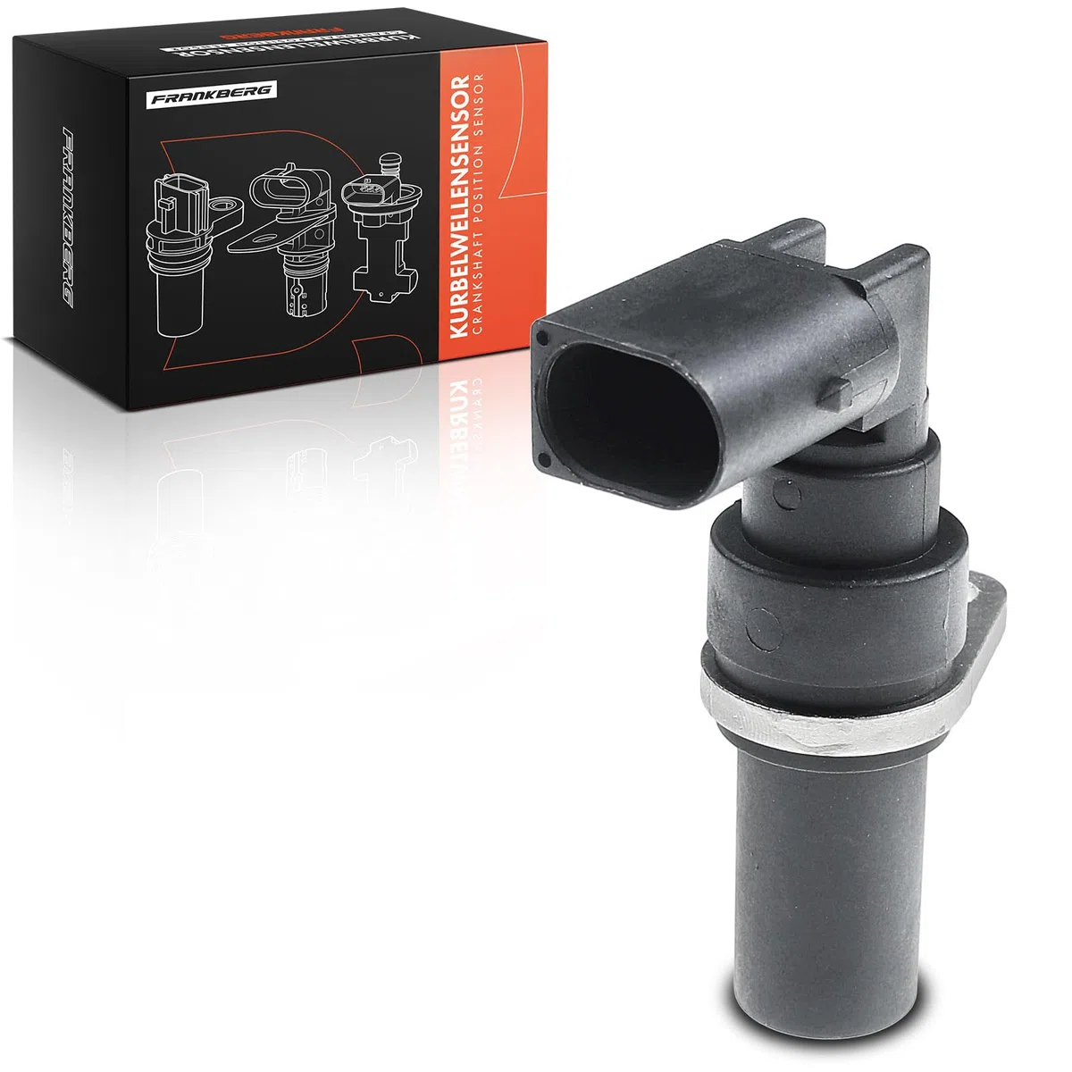 Frankberg Posición del cigüeñal Sensor del cigüeñal 2 Polos Compatible con Serie 5 Touring E39 X5 E53 Serie 5 E39 Serie 3 Touring E46 Omega B CaR.A.Van V94 Replace# 093171237