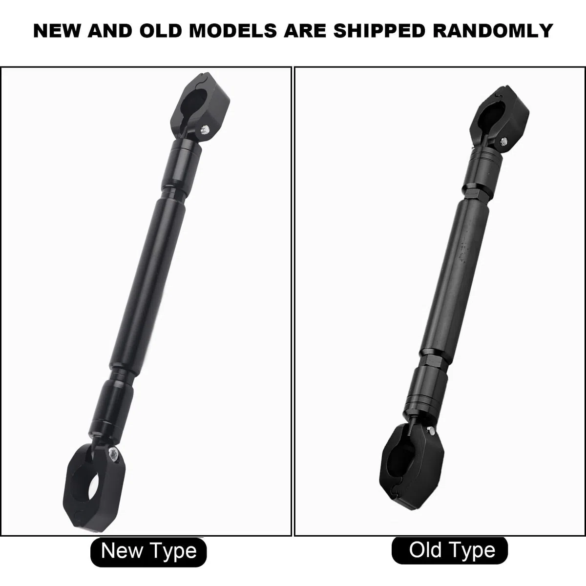 Barra Transversal Aluminio para Manillar Moto 22mm, 31,5cm-36cm Ajustable Barra de Equilibrio Soporte Estabilizador Universal Fija Accesorios como GPS Teléfono y Luz LED para Motocicleta Racer