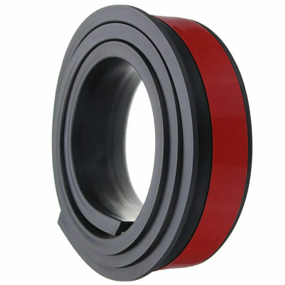Aramox Embellecedor de Guardabarros de Rueda de Coche, 2 Piezas 1,5 M Protección de de Rueda de Coche de Goma Universal Tiras Anticolisión Molduras Embellecedor de (Negro)